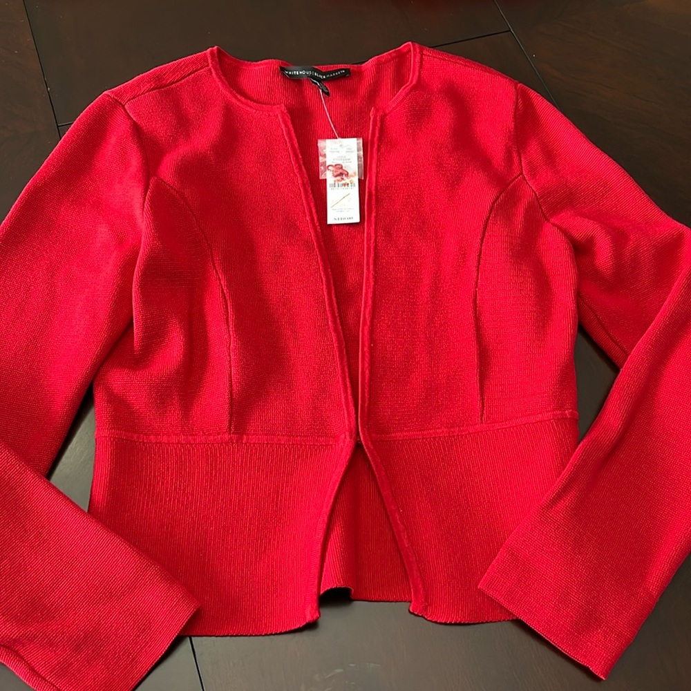 White House Black Market Women’s Red Jacket